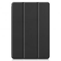 Кожен калъф тефтер Tri-Fold Flexi за Samsung Galaxy Tab S6 Lite 10.4  P615 черен